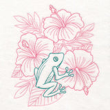 Garden Frog Etching