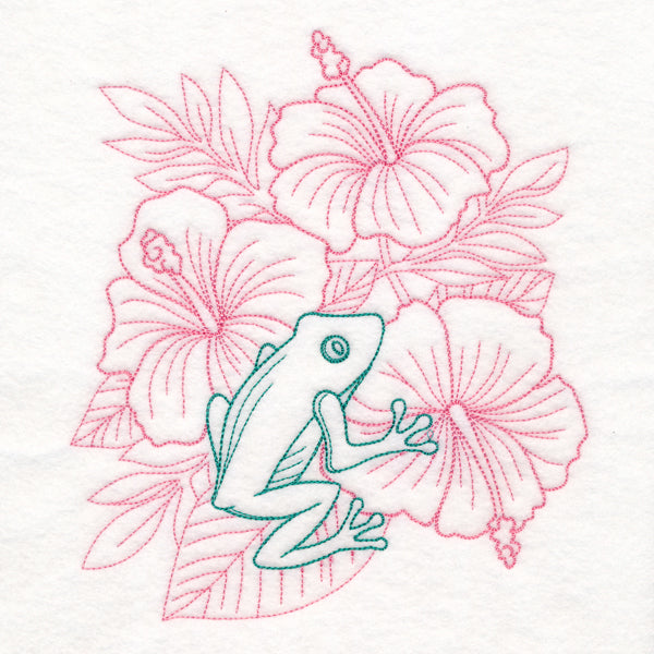 Garden Frog Etching
