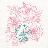 Garden Frog Etching