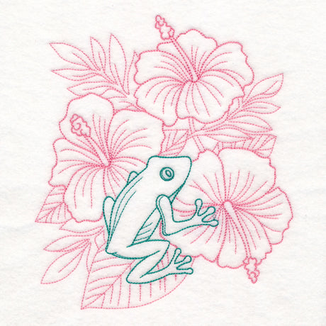 Garden Frog Etching