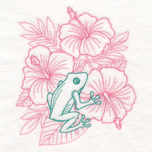 Garden Frog Etching