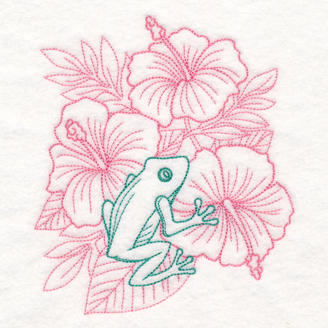 Garden Frog Etching