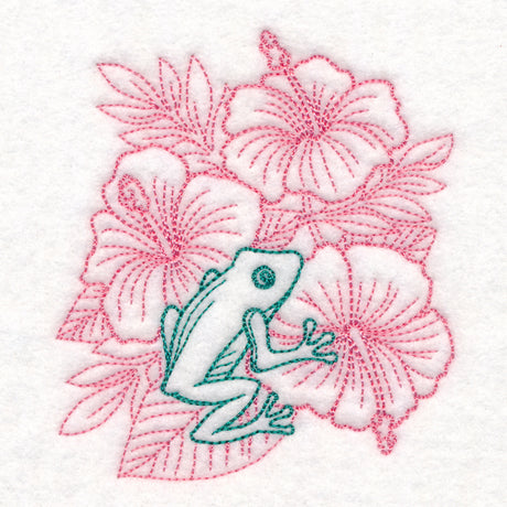 Garden Frog Etching