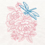 Garden Dragonfly Etching