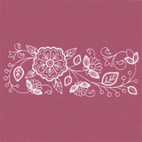 Blossoming Botanical Border (Whitework)