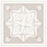 Fleur de Lis Square (Trapunto)