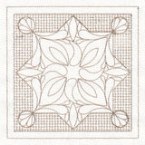 Fleur de Lis Square (Trapunto)