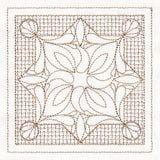 Fleur de Lis Square (Trapunto)