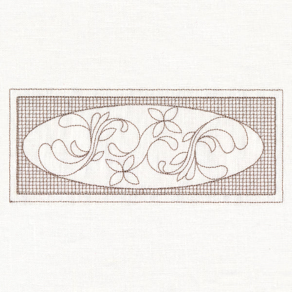 Dogwood Sashing (Trapunto)