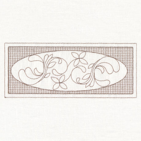 Dogwood Sashing (Trapunto)