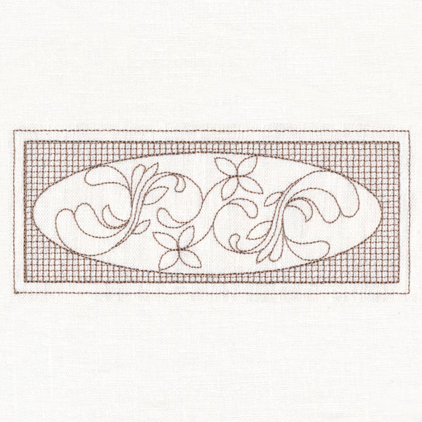 Dogwood Sashing (Trapunto)