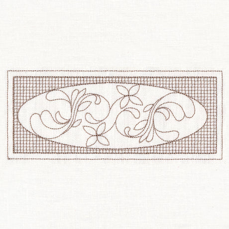 Dogwood Sashing (Trapunto)