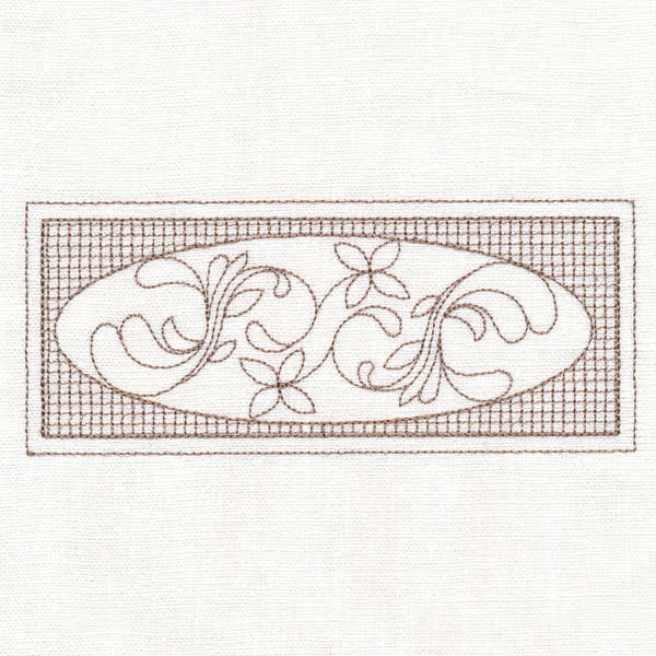 Dogwood Sashing (Trapunto)