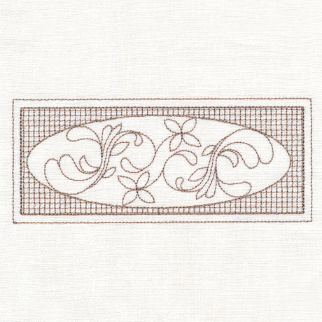 Dogwood Sashing (Trapunto)