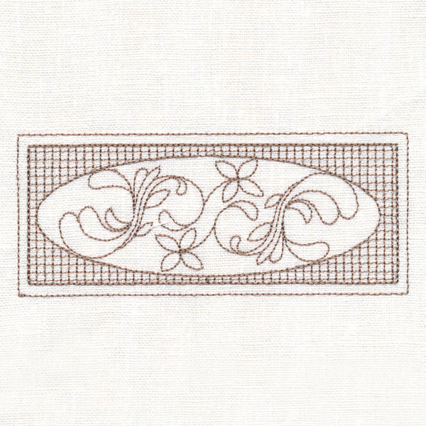 Dogwood Sashing (Trapunto)