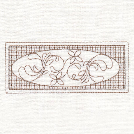 Dogwood Sashing (Trapunto)