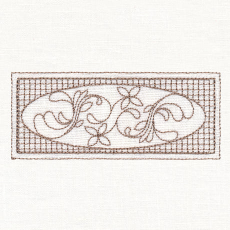 Dogwood Sashing (Trapunto)