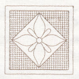 Dogwood Square (Trapunto)