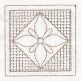 Dogwood Square (Trapunto)