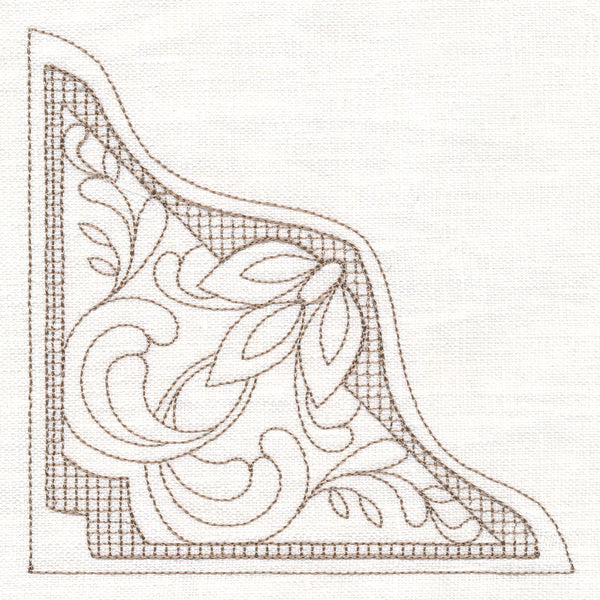 Botanical Corner (Trapunto)