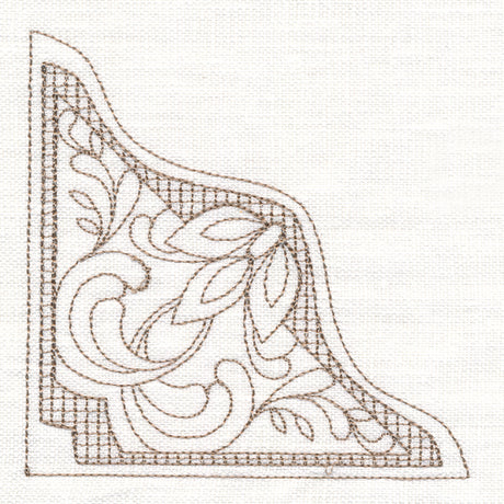 Botanical Corner (Trapunto)