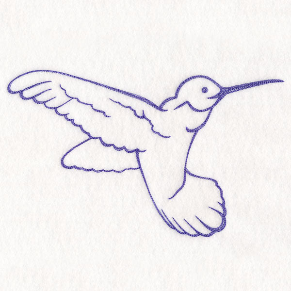 Brushstroke Hummingbird