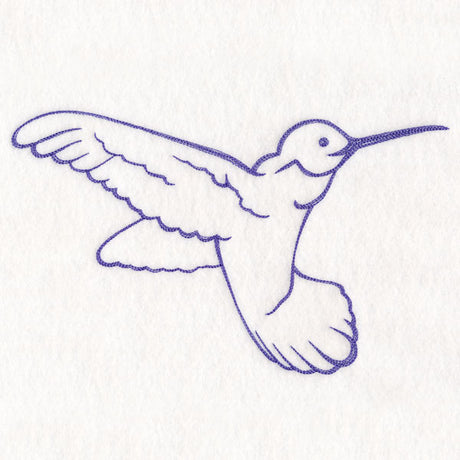 Brushstroke Hummingbird