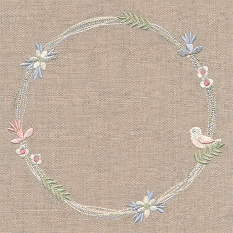 Fanciful Wildflower Wreath