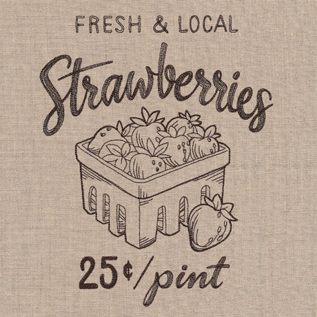 Farmers Market - Fresh and Local Strawberries