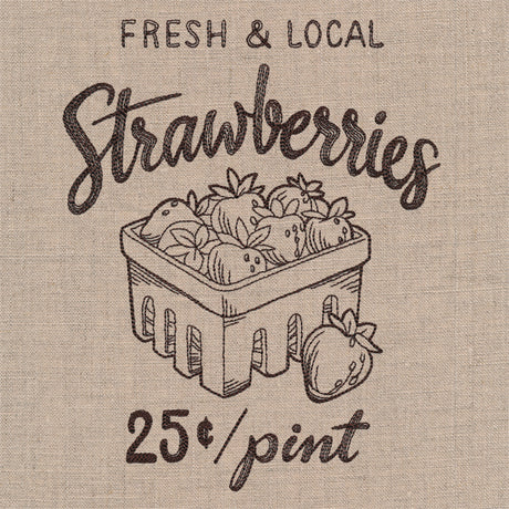Farmers Market - Fresh and Local Strawberries