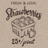 Farmers Market - Fresh and Local Strawberries