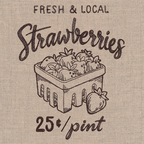 Farmers Market - Fresh and Local Strawberries