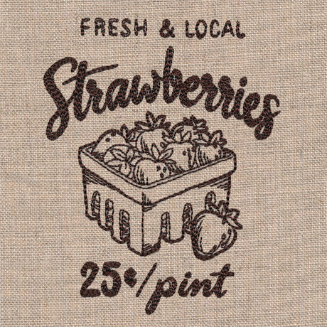 Farmers Market - Fresh and Local Strawberries