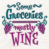 Some Groceries Mostly Wine