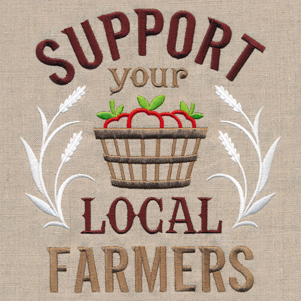 Support Your Local Farmers – Embroidery Library