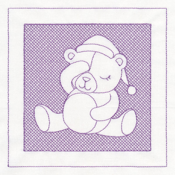 Sleepy Bear (Trapunto)