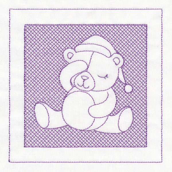 Sleepy Bear (Trapunto)