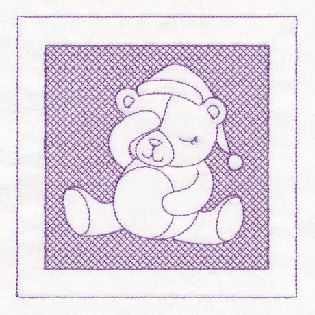 Sleepy Bear (Trapunto)