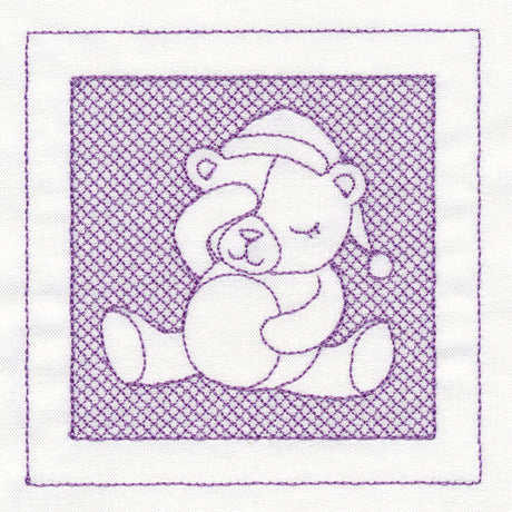 Sleepy Bear (Trapunto)