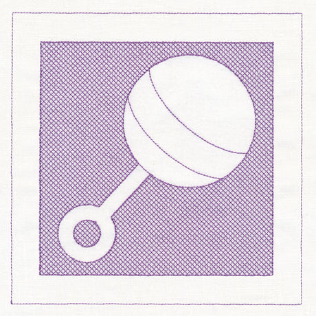 Baby Rattle (Trapunto)