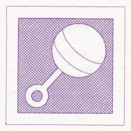 Baby Rattle (Trapunto)