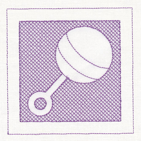 Baby Rattle (Trapunto)