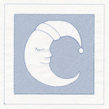 Sleepy Moon (Trapunto)