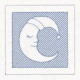 Sleepy Moon (Trapunto)