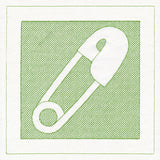 Diaper Pin (Trapunto)