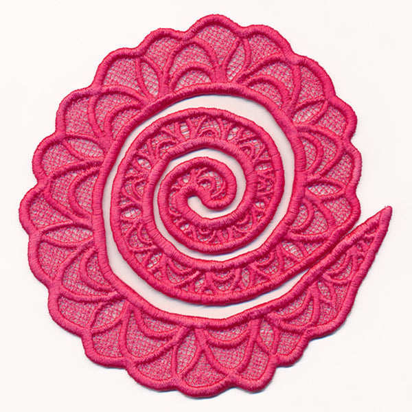 Spiral Flower in 3D (Lace)