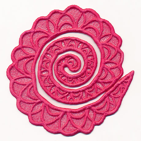Spiral Flower in 3D (Lace)