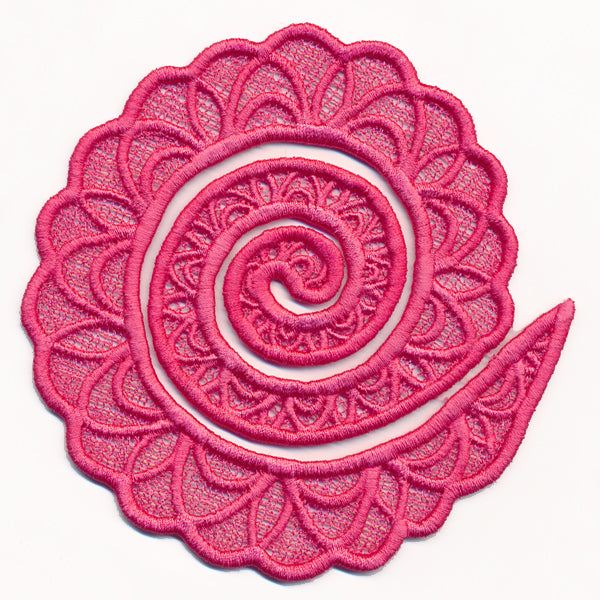 Spiral Flower in 3D (Lace)