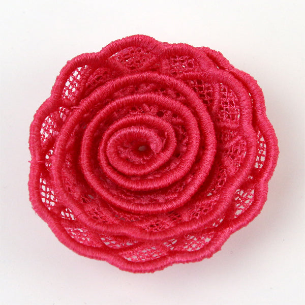 Spiral Flower in 3D (Lace)
