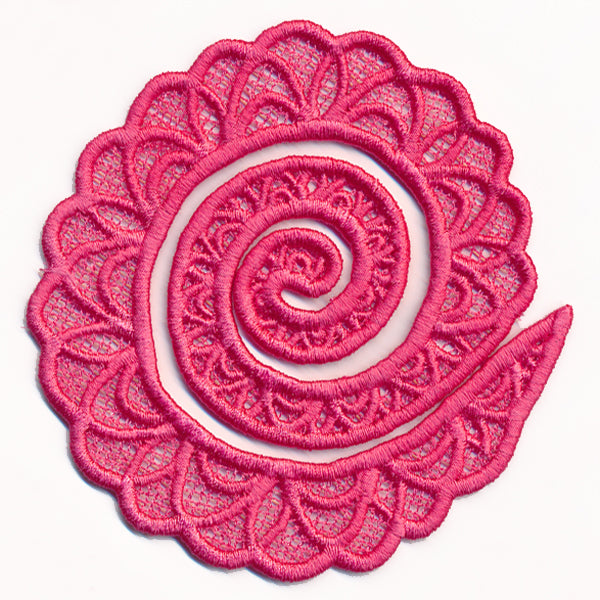 Spiral Flower in 3D (Lace)